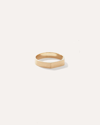 Bar Style Plain Stackable Wedding Band