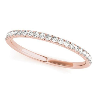 Full Etenity Wedding Band with 0.50 TCW Round Cut Moissanite