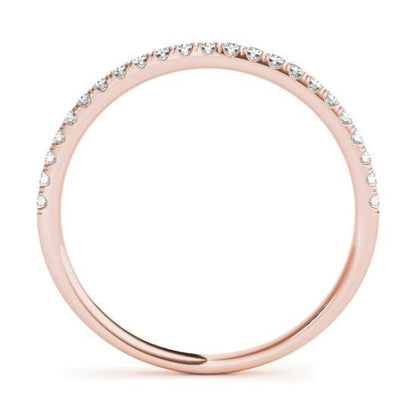 Full Etenity Wedding Band with 0.50 TCW Round Cut Moissanite