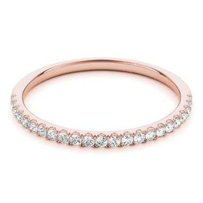 Full Etenity Wedding Band with 0.50 TCW Round Cut Moissanite