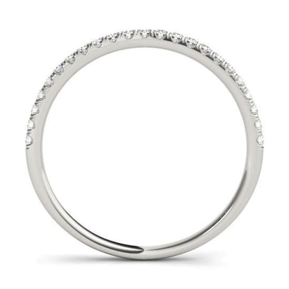 Full Etenity Wedding Band with 0.50 TCW Round Cut Moissanite