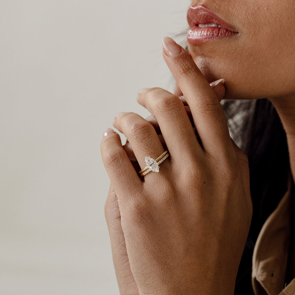 Eternity Band with 0.30 TCW Round Cut Moissanite