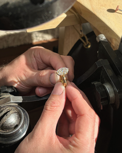 Mireille- Oval Solitaire Style Lab Grown Diamond Engagement Ring