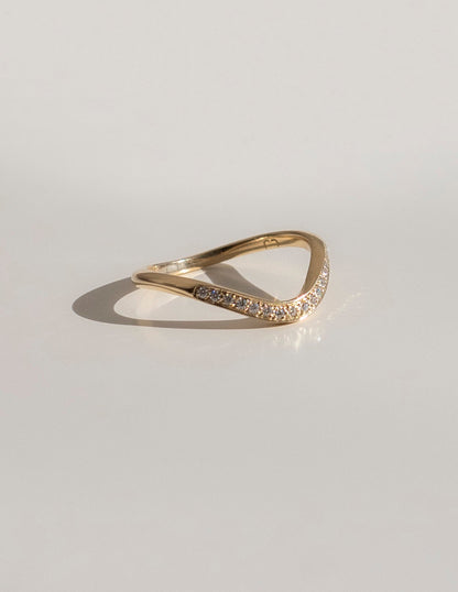 0.20 TCW Round Lab Grown Diamond Wave Pave Band