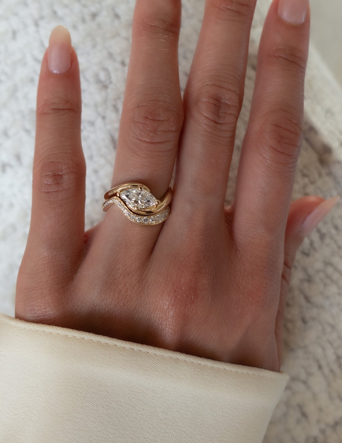 0.50 -3.0 CT Marquise Cut Lab Grown Diamond Solitaire Engagement Ring
