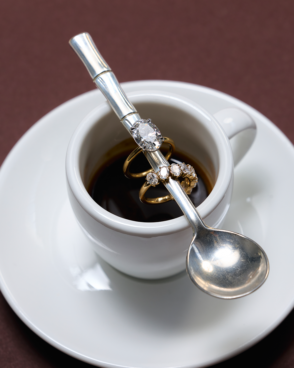 Faustine- Oval Solitaire Style Lab Grown Diamond Engagement Ring