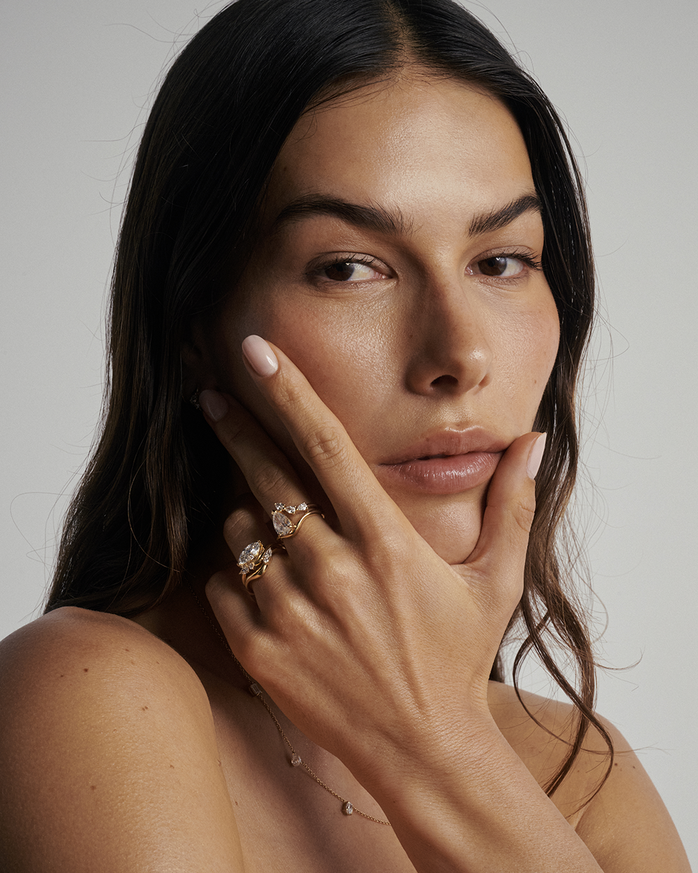 Fleur- Marquise Style Lab Grown Diamond Engagement Ring