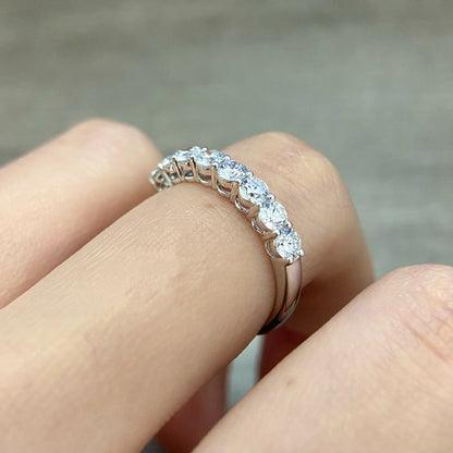 1.0 TCW Round Eternity Lab Grown Diamond Wedding Band