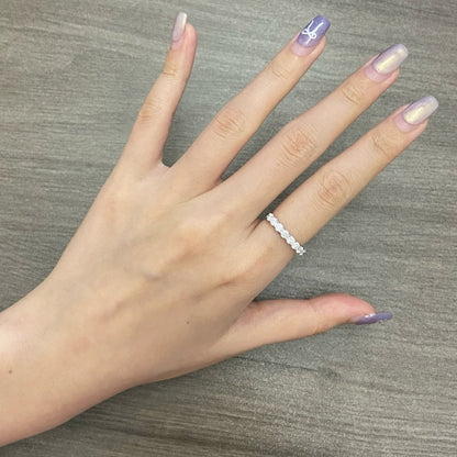 1.0 TCW Round Eternity Lab Grown Diamond Wedding Band