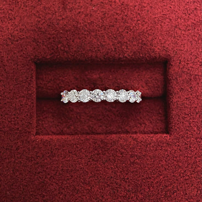 1.0 TCW Round Eternity Lab Grown Diamond Wedding Band
