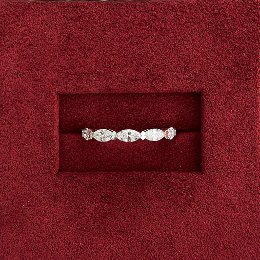 1.7 TCW Marquise Full Eternity Lab Grown Diamond Wedding Band