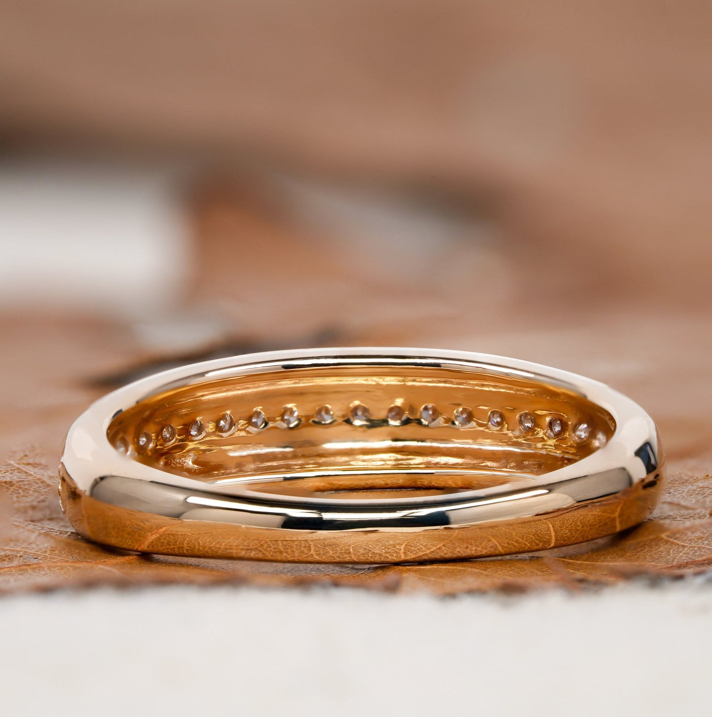 Eternity Band with 0.14 TCW Round Cut Moissanite