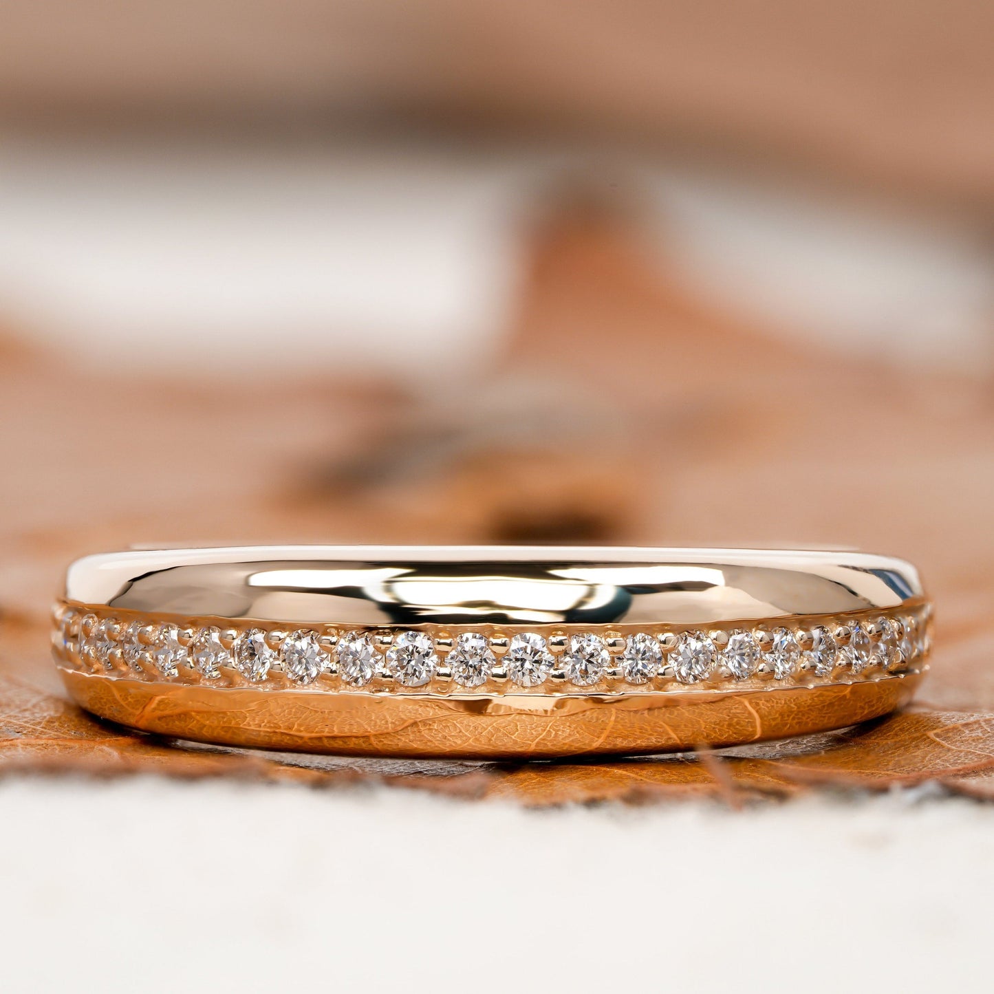 Eternity Band with 0.14 TCW Round Cut Moissanite