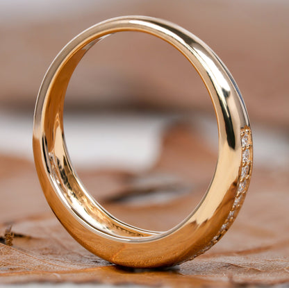 Eternity Band with 0.14 TCW Round Cut Moissanite