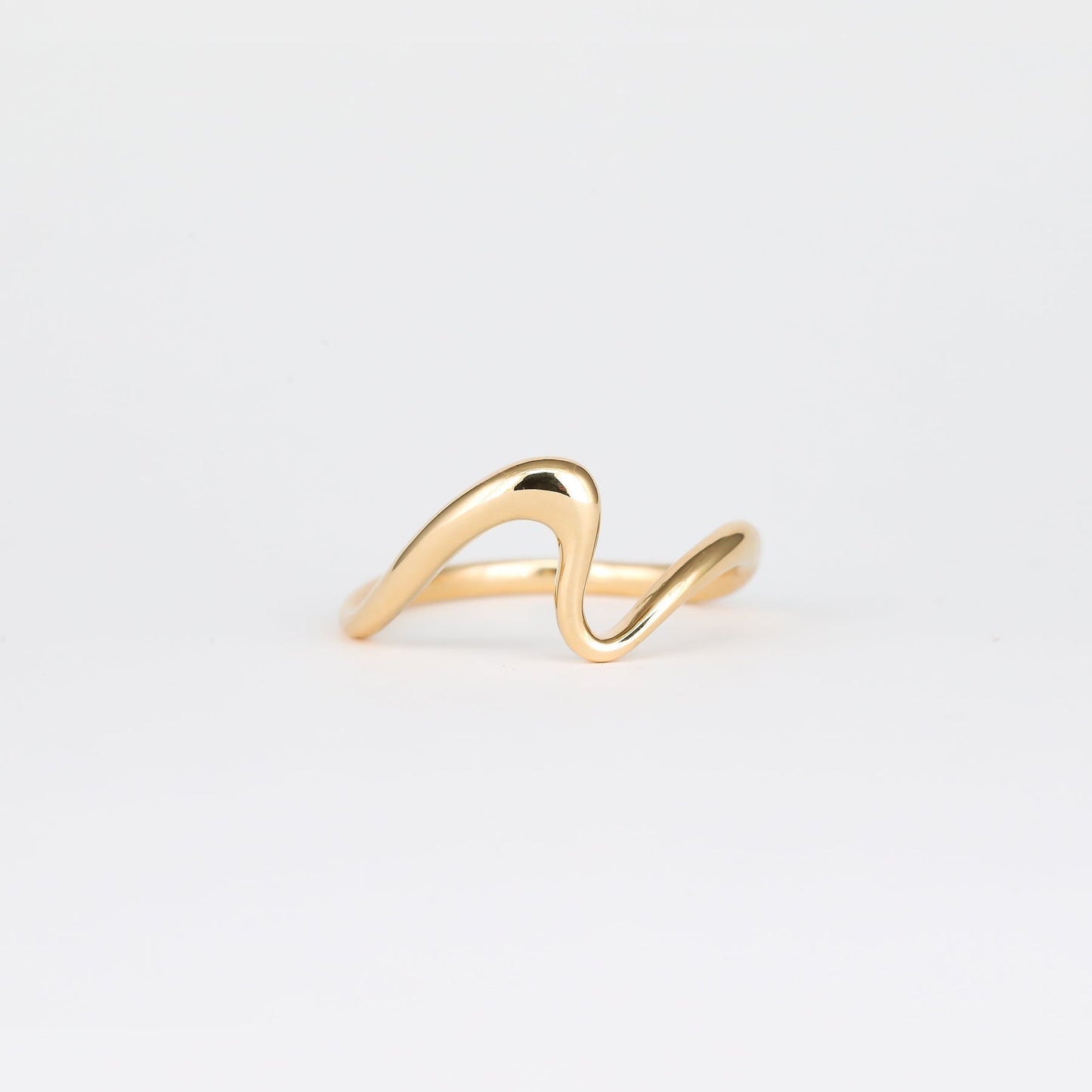 Plain Curved Unique Wedding Band