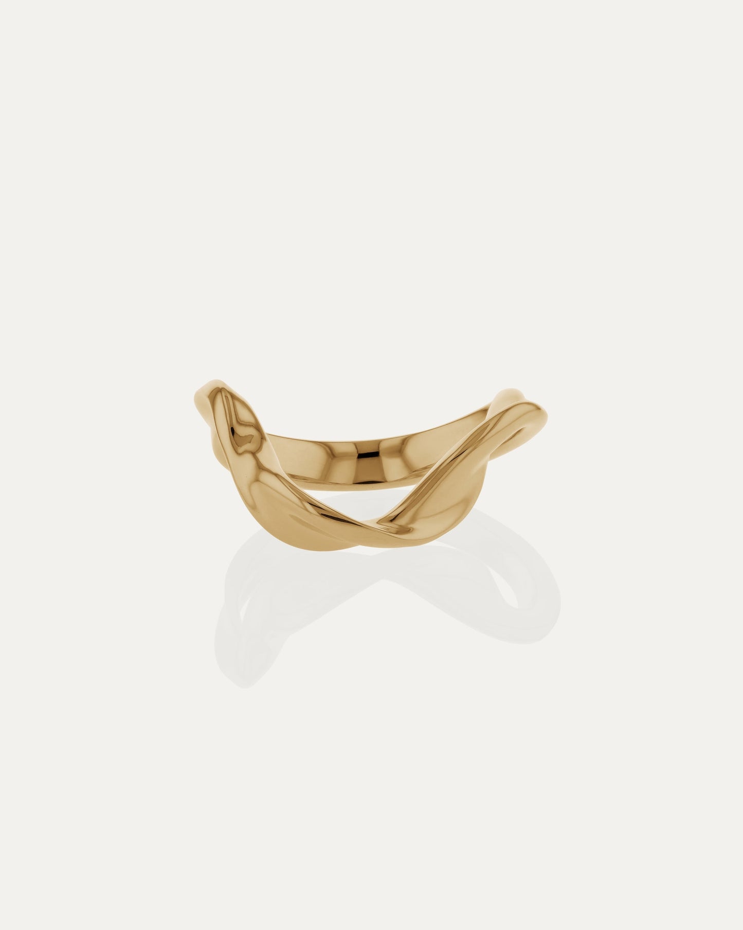 Plain Twisted Wedding Band
