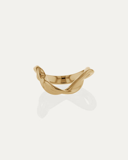 Plain Twisted Wedding Band