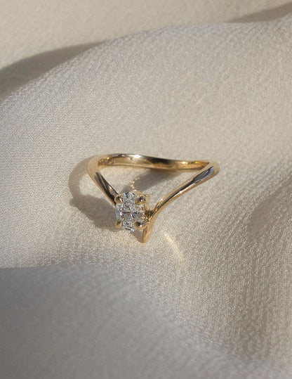 0.50 -1.50 CT Oval Cut Lab Grown Diamond Solitaire Engagement Ring