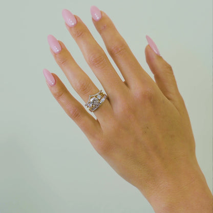 Nyssa- Baguette Channel Lab Grown Diamond Wedding Band