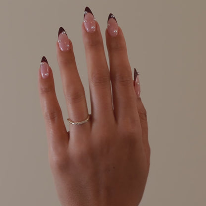Indigo- Round Curved Lab Grown Diamond Wedding Band