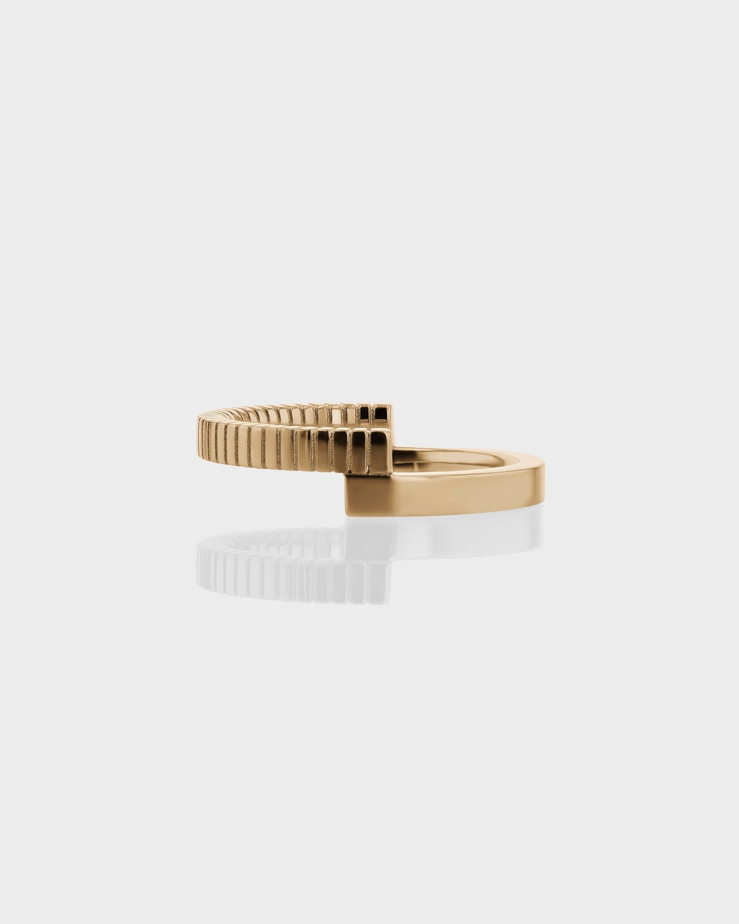 Plain Traction Split Men's Wedding Band